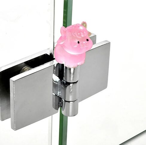 Hinge Heads Decorative Topper Set 6PCS, Home Decoration,Magnetic Hinge Head Toppers Door Hinge, Cute Mini Creative Luminous Yak and Bull Resin Ornament in Saudi Arabia