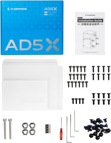 FLASHFORGE AD5X Enclosure Kit, DIY Colors & Style, Optimized Design, Reduced Noise and Odor, Suitable for High-Temperature Filament Printing in Kuwait