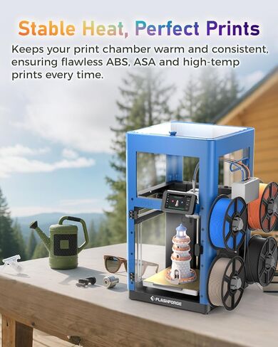 FLASHFORGE AD5X Enclosure Kit, DIY Colors & Style, Optimized Design, Reduced Noise and Odor, Suitable for High-Temperature Filament Printing in Kuwait