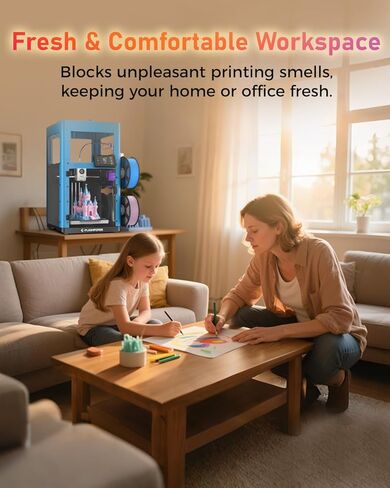 FLASHFORGE AD5X Enclosure Kit, DIY Colors & Style, Optimized Design, Reduced Noise and Odor, Suitable for High-Temperature Filament Printing in Kuwait