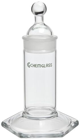 Chemglass CG-1181-02 Cylindrical TLC Developing Complete Chamber with 34/15 Joint for 1" x 4" Plate Size in Kuwait