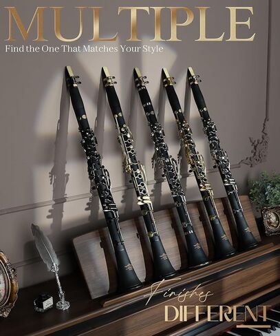 AKLOT B Flat Concert Clarinet: Precision Tone Hole Design for Stable Intonation, Durable Ancient Bronze-Style Keys, Including Leather Hard Case, Barrel, Stand, Full Cleaning Kit (Aria-ABV) in Kuwait