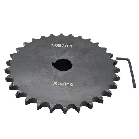 #50 Roller Chain Sprocket Type B 1 inch Bore 30 Tooth, Hardened Antirust 1045 Steel Drive Sprockets 50B30-1 in Kuwait