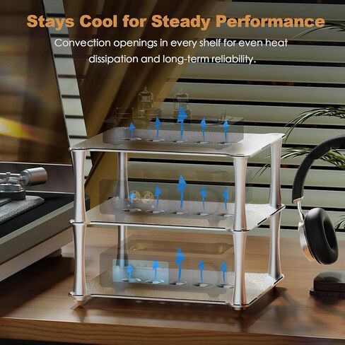 حامل BK1 لسطح المكتب HiFi من الألومنيوم لمكبر الصوت A1/D1/Q1، DAC in Kuwait