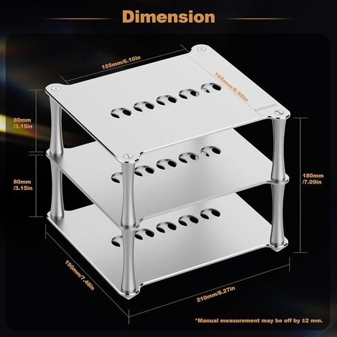 حامل BK1 لسطح المكتب HiFi من الألومنيوم لمكبر الصوت A1/D1/Q1، DAC in Kuwait