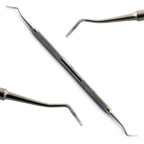 مجموعة من 10 ملاعق للأسنان، أدوات ترميم وتجويف الأسنان وإزالة التسوس، أدوات مزدوجة الأطراف in Kuwait