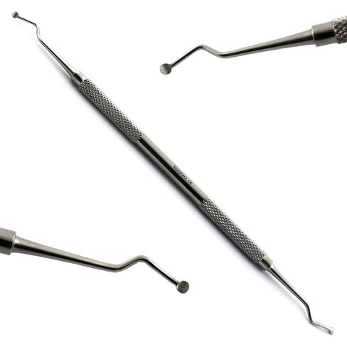 مجموعة من 10 ملاعق للأسنان، أدوات ترميم وتجويف الأسنان وإزالة التسوس، أدوات مزدوجة الأطراف in Kuwait