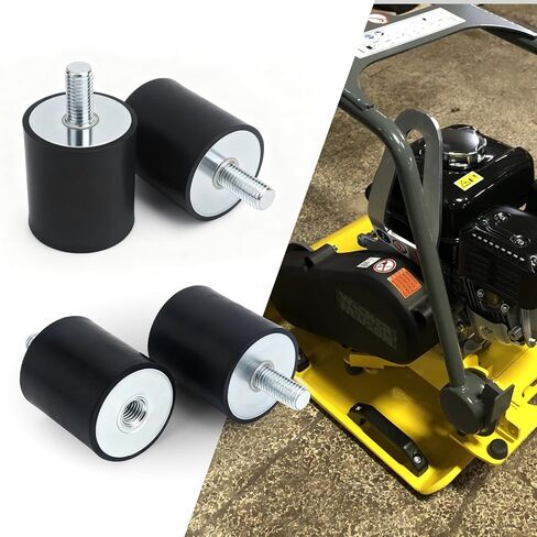 حامل صدمات مطاطي من أجل Wacker Neuson Plate Compactor Rammer WP1540 WP1550 VP1135 VP1340 VP1550 VP2050، عوازل الاهتزاز/ممتص الصدمات 5100016316-4 عبوات in Kuwait