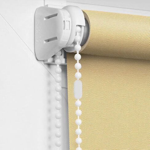 60 Pcs Ball Chain Connectors 4mm Beaded Pull Chain Connectors, Plastic Blind Cord Connector Clips for Vertical Roller Blinds Household Blinds Replacement Repair (White) in Kuwait