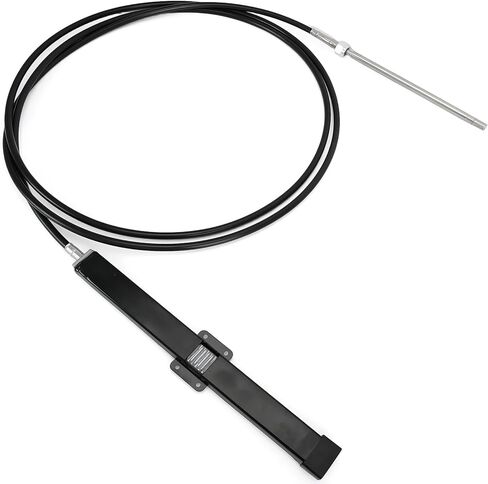 12FT 14FT 15FT 18FT 19FT Mechanical Rack & Pinion Steering Cable SSC134XX, Back Mount Rack Single Cable Compatible with Seastar SH5210P, SH5230P, SB39526P, SB39544P, SS14115 SS15115 in Saudi Arabia