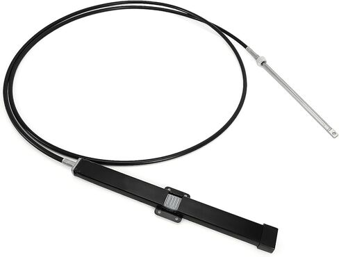 12FT 14FT 15FT 18FT 19FT Mechanical Rack & Pinion Steering Cable SSC134XX, Back Mount Rack Single Cable Compatible with Seastar SH5210P, SH5230P, SB39526P, SB39544P, SS14115 SS15115 in Saudi Arabia