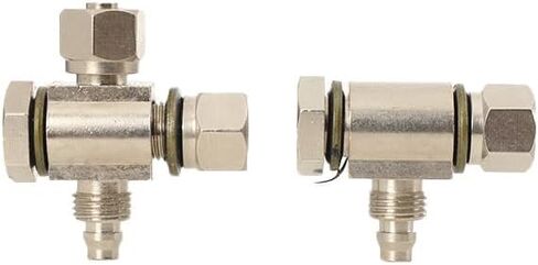 Tire Changer Machine Table Top Air Cylinder 420X80X88mm, Aluminum Alloy Pneumatic Air Cylinder with Connector Accessories(PT1/8, Stroke: 370mm) in Kuwait