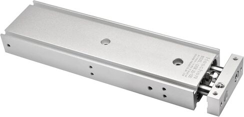 Heschen Dual Aluminum Air Cylinder CXSM 20-150 Guide Rod Plate Double Rod Guided Pneumatic Slide Bearing Cushioned 20mm Bore 150mm Stroke Double Acting in Kuwait