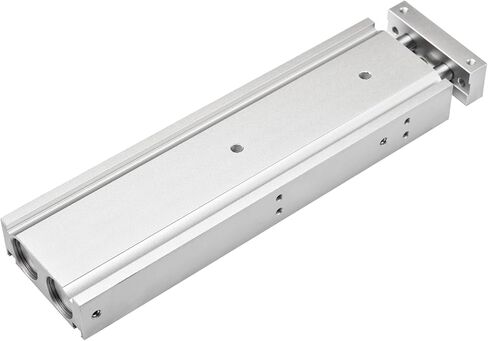 Heschen Dual Aluminum Air Cylinder CXSM 20-150 Guide Rod Plate Double Rod Guided Pneumatic Slide Bearing Cushioned 20mm Bore 150mm Stroke Double Acting in Kuwait