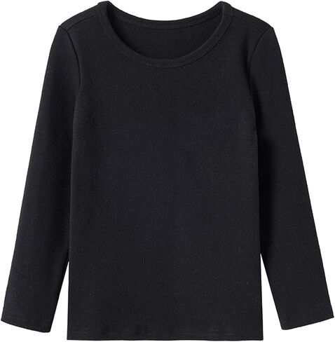 تي شيرت Niyage للأطفال الصغار ناعم وسميك بياقة دائرية وأكمام طويلة للفتيات in Kuwait