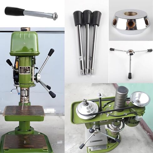 revolving Handles Grip Lathe Hand Handles Trailer Jack M10 Threaded Handle Crank handwheels with Nuts 2pcs in Saudi Arabia