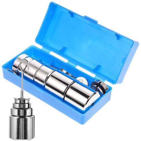Steel Slotted Mass with Hanger for High School Science Experiment Laboratory Weights Set for Balance Testing 5.12X2.28X1.57 Inches in Saudi Arabia