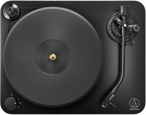 حزمة Audio-Technica AT-LP7X: قرص دوار يدوي بالكامل، زوج ASM4 4 بوصة مكبرات صوت تعمل بالشاشة تعمل بتقنية البلوتوث، سماعات رأس PRO-M50 مغلقة من الخلف، علبة كابل ملفوف قابلة للفصل، 3 عناصر in Saudi Arabia