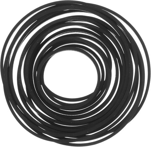 20pcs 1mm Square Cassette Tape Recorder Belts Mixed Size 35-85mm Rubber Drive Bands for Tape Recorder Player Maintenance and Replacement in Saudi Arabia