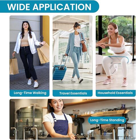 Povihome Moleskin Strips Adhesive Pads Blister Prevention Mole Skin Tape Stickers for Feet Heel Protection, Soft Patches Prevent Rubbing, Blisters, Callus - 26 Sheets of 4 Shapes，Beige in Kuwait