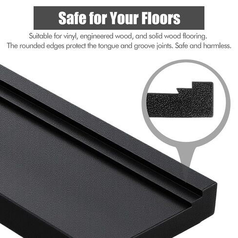 1 PCS Tapping Block 3 Different Edges Universal Flooring Tapping Block Wood Flooring Tool Reversible Double Sided for Vinyl Plank for Tongue Groove Click-Lock Floor Laminate Floor Installation (Black) in Saudi Arabia