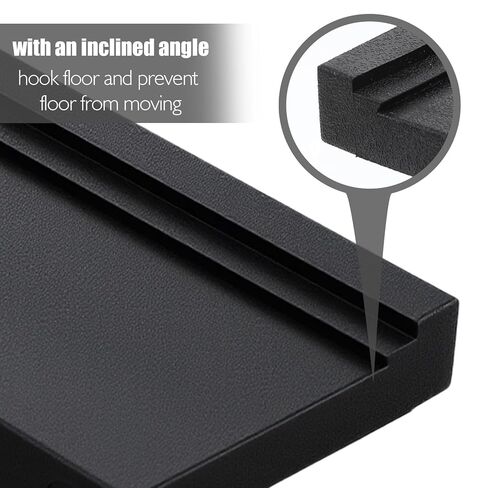 1 PCS Tapping Block 3 Different Edges Universal Flooring Tapping Block Wood Flooring Tool Reversible Double Sided for Vinyl Plank for Tongue Groove Click-Lock Floor Laminate Floor Installation (Black) in Saudi Arabia