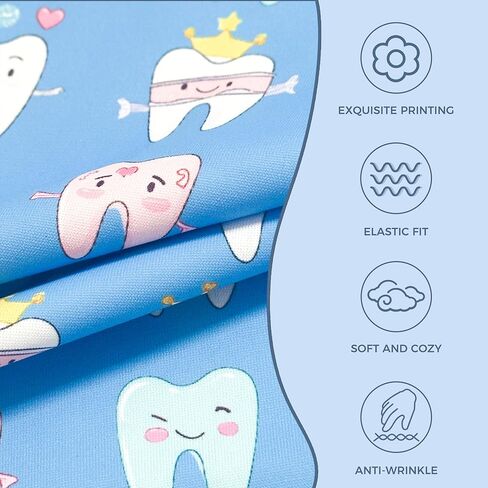 Colorful Heart Printed Women's Scrub Caps,Adjustable Medical Caps,Cute and Breathable Scrub Cap,Surgical Caps in Saudi Arabia