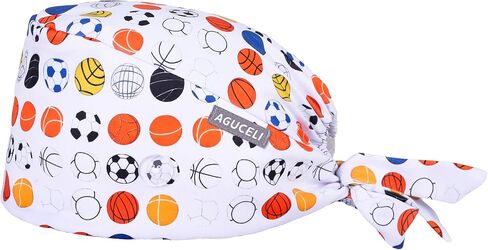 Colorful Heart Printed Women's Scrub Caps,Adjustable Medical Caps,Cute and Breathable Scrub Cap,Surgical Caps in Saudi Arabia