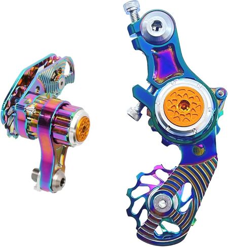 مجموعة شداد سلسلة ذات سرعة واحدة، شداد ألومنيوم 6061 CNC قابل للتعديل مع بكرة توجيه 11T (محمل سيراميك)، حامل شماعة خلفي للدراجة الصلبة MTB، BMX، DJ والدراجات القابلة للطي in Kuwait