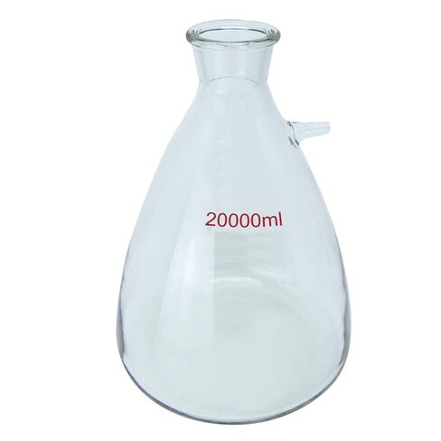 HFS(R) 5L Heavy-Wall Filter Flask with Sidearm Tubulation, Vacuum Suction Flask, Joint Size 60/45, Tubulation O.D. 12mm in Saudi Arabia