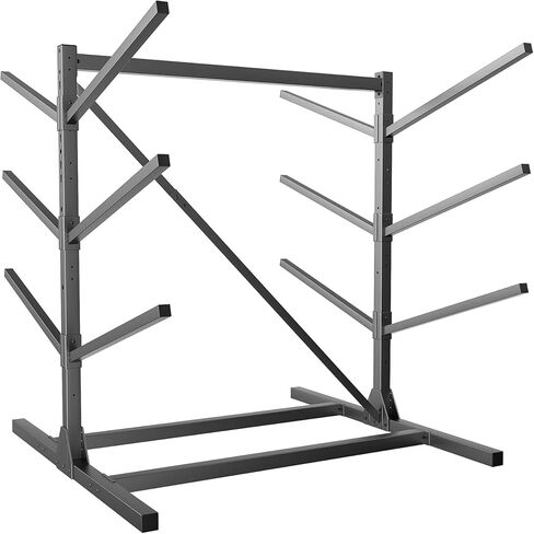 WALMANN Garage Kayak Rack, Heavy-Duty Metal Kayak Storage Rack Adjustable Freestanding Kayak Stand in Kuwait