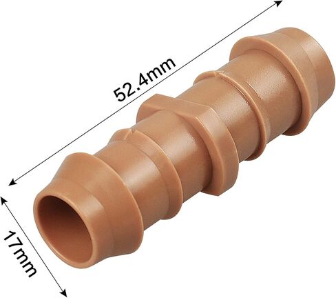 50 قطعة من أدوات توصيل الري بالتنقيط الشائكة من Jayee (17 مم) لخرطوم التنقيط 1/2 بوصة (معرف 0.600 بوصة)، موصل أنابيب الرش لنظام التنقيط in Kuwait