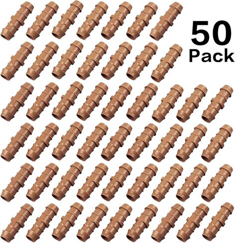 50 قطعة من أدوات توصيل الري بالتنقيط الشائكة من Jayee (17 مم) لخرطوم التنقيط 1/2 بوصة (معرف 0.600 بوصة)، موصل أنابيب الرش لنظام التنقيط in Kuwait