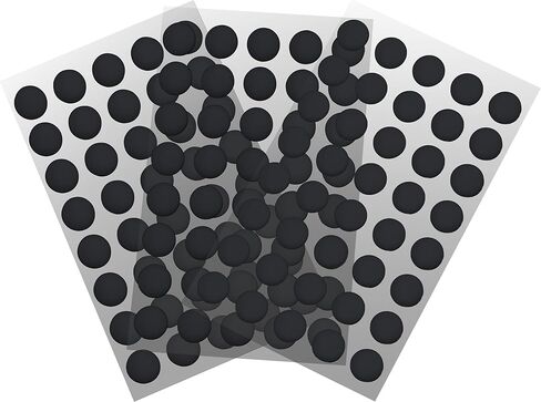KIBU × Waizowl Mouse Skates Dots 160pcs - 6.6 مم × 0.8 مم من وسادات PTFE/UPE للماوس للألعاب ، وخيارات شيرو كاراهوتو واشى للسرعة ، والصمت ، والتحكم (Washi) in Saudi Arabia