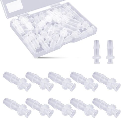 30pcs Luer Lock, Clear Female Luer Lock 1/4 Luer Lock Connector Kit Luer Connector in Saudi Arabia