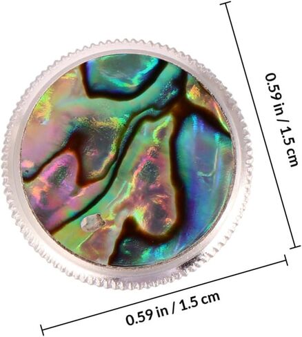 BESPORTBLE 3pcs Trumpet Piston Button Buckles with Abalone Stone, Musical Instrument Valve Covers, Snap Valve Protectors for Trumpet Players Random Color in Kuwait