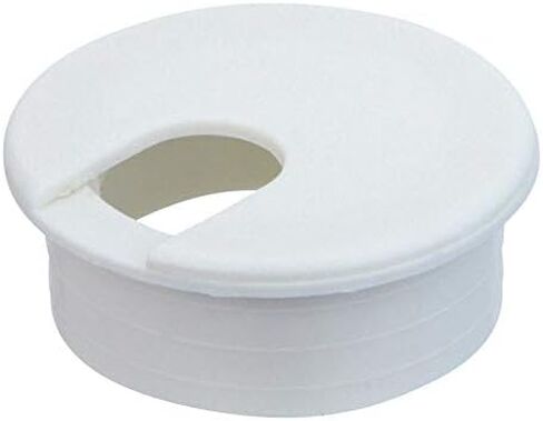 Jandorf Grommet Desk Pure Wht 1-3/4in in Saudi Arabia