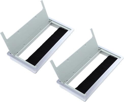 2pcs Desk Wire Hole Cover Decorative Practical Grommets Abs Material Easy Cable Management in Saudi Arabia