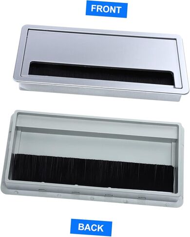 2pcs Desk Wire Hole Cover Decorative Practical Grommets Abs Material Easy Cable Management in Saudi Arabia