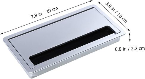 2pcs Desk Wire Hole Cover Decorative Practical Grommets Abs Material Easy Cable Management in Saudi Arabia