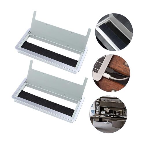 2pcs Cable Hole Cover Desk Grommets Cord Sleeves for Cables Wire Management Home Decor in Saudi Arabia