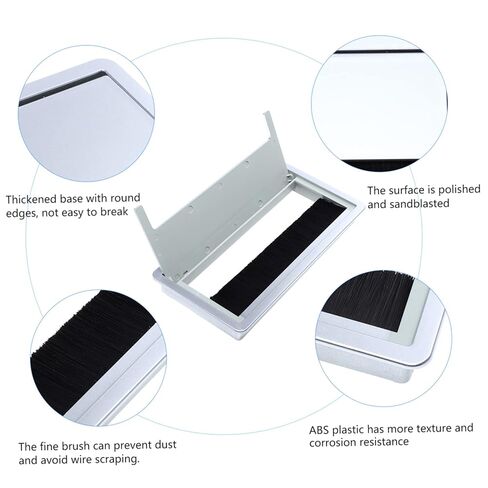 2pcs Cable Hole Cover Desk Grommets Cord Sleeves for Cables Wire Management Home Decor in Saudi Arabia