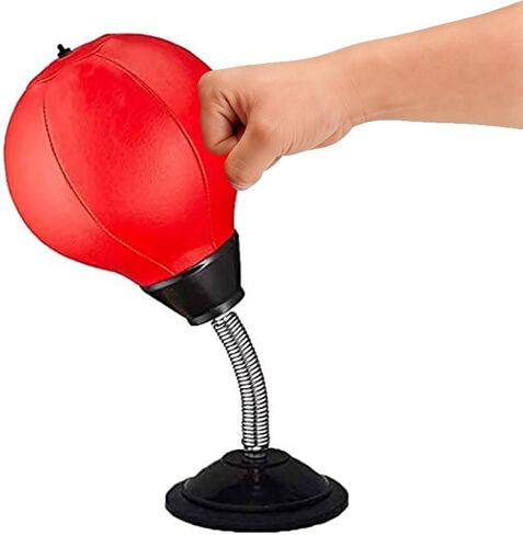Desktop Punching Bag, Stress Buster with Suction Cup for Office Table and Counters, Heavy Duty Stress Relief Ball, Desk Boxing in Saudi Arabia