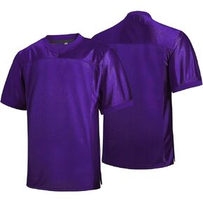 قمصان كرة القدم للرجال للجنسين، قمصان رياضية كلاسيكية فارغة لكرة القدم، قميص شبكي برقبة على شكل حرف V، قمصان رياضية in Kuwait