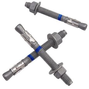 1/2" x 3-3/4" Concrete Anchors (50 Pack) Wedge Anchors Bolts, Hot Dip Galvanized in Kuwait