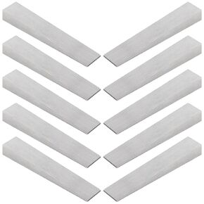 10 PCS Steel Wedges, Metal Wedges Shims for Leveling, 1/2 x 3/4 x 4 Inch Triangle Small Steel Wedge for Welding & Metal Lathe Alignment in Saudi Arabia