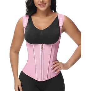 SHAPSHE waist trainer for women working out waist cincher vest for tummy control wrap waist shapewear body shaper with straps in Kuwait