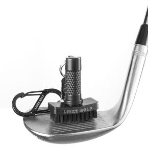 Links Golf – Mini Golf Club Brush, Portable Golf Club Cleaner with Quick-Release Magnet & S-Carabiner Clip, Heavy Duty Nylon Bristles for Golf Bag, Cart and Pants in Kuwait
