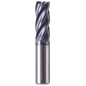Solid Carbide Corner Radius End Mill - AlCrN Coated, Variable Helix- .030" Corner Radius, 5 Flute, 5/8" Cutting Diameter, 5/8" Shank Diameter, 1-5/8" Length of Cut, 3-1/2" Overall Length in Kuwait