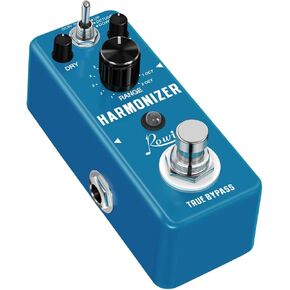 Compact Polyphonic Harmonizer Pitch Shifter Guitar Pedal - Rowin Harmonizer-Pitch with Harmony/Pitch Shift/Detune Modes, True Bypass, Metal Shell for Beginners - ±2 Oct Range & Spacy Chorus Effects in Kuwait